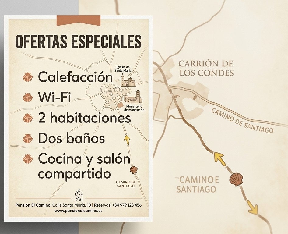 Ofertas camino santiago por palencia