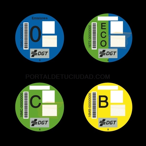 etiquetas ambientales dgt palencia