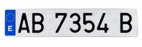 matriculas acrilicas palencia, matriculas chapa palencia