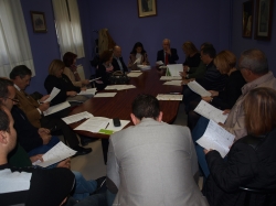 El delegado territorial se ha reunido hoy en Venta de Baños y Baltanás con 20 alcaldes para informar sobre la Ordenación del Territorio