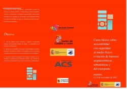 Ayuntamiento, Junta y Real Patronato sobre Discapacidad convocan un curso básico sobre 'Accesibilidad con seguridad al medio físico'
