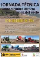 Palencia acogerá el próximo jueves día 12 de noviembre una jornada técnica sobre siembra directa y conservación del suelo