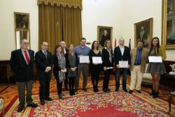 La Diputación de Palencia entregó los galardones a los premiados en la XIX edición del Premio de Periodismo ‘Mariano del Mazo’