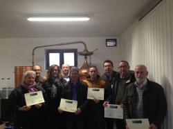Clausura del curso de Enoturismo dirigido a los empresarios de la provincia enmarcado en el Programa Formación a la Carta de la Diputación.