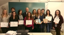 10 alumnos han promocionado el Destino Palencia a través de la edición de nueve rutas en inglés por la provincia para atraer turismo extranjero con di
