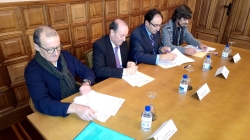 Ayuntamiento, CPOE, CCOO y UGT acuerdan la creación del primer Consejo del Diálogo Social de Palencia