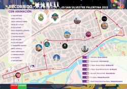 Las calles que recorrerán los 6.000 participantes de la San Silvestre permanecerán cerradas al tráfico desde las 18 horas