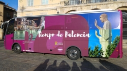 La oferta de los paquetes turísticos 'Tiempo de Palencia' se completa con un autobús para los desplazamientos de los visitantes por la ciudad