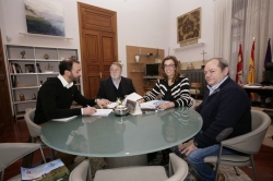 La Diputación estudia las posibilidades de actuación para el centro sociocultural del municipio de Torremormojón 'Antiguo Pósito'.