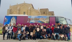 Un grupo de profesionales del sector ha comprobado de primera mano algunos de los recursos turísticos que ofrecen Palencia capital y provincia