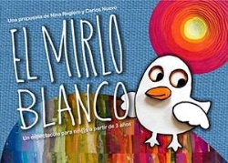 La compañía vallisoletana Rayuela Producciones presenta en el Principal la obra infantil ‘El mirlo blanco’