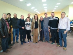 La presidenta de la Diputación, Ángeles Armisén, ha asistido hoy a la fiesta de la matanza de Sotobañado