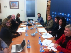 La Diputación de Palencia acoge la mesa de trabajo del proyecto de cooperación Territorial del Suroeste Europeo SOST-ROMANICA