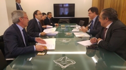 Alcalde y presidente de CHD repasaron pormenorizadamente aquellos temas de ciudad que implican a la entidad ministerial