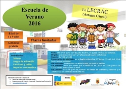 Abierto el plazo de inscripción para la Escuela de Verano en el Centro Cultural Lecrác