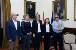La Diputación de Palencia estudia la colaboración con la junta vecinal de Calzadilla de la Cueza para la adecuación y mejora del centro sociocultural