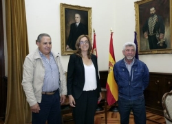 La Diputación analizará con el Ayuntamiento de Valbuena de Pisuerga el estado de varias vías de comunicación para el tránsito de vehículos