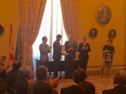 El primer teniente de Alcalde, David Vázquez, asiste a la entrega de la Gran Cruz de Alfonso X