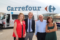 Carrefour Palencia entregó a Cruz Roja Palencia, de una donación de 7.100€