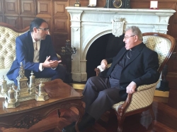 El Alcalde desea a D. Manuel Herrero “un feliz y fructífero Ministerio bendecido por el Cristo del Otero”