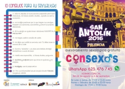 Los jóvenes palentinos podrán aclarar sus dudas sobre sexualidad o denunciar posibles acosos durante San Antolín a través del programa Consexos