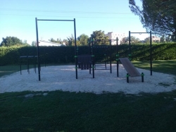 Palencia cuenta con su primera zona para la práctica de 'Street Workout' en el Parque Isla Dos Aguas