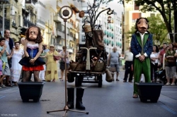 La compañía Markeliñe da la bienvenida al XXXVII Festival de Teatro Ciudad de Palencia con el espectáculo de calle ‘Andante’