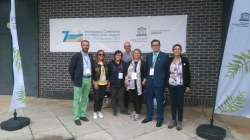 Las Diputaciones de Palencia y Burgos defienden en Torquay (Reino Unido) la candidatura de Las Loras a Geoparque Mundial de la Unesco