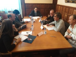 Reunión del Consejo del Diálogo Social en el Ayuntamiento de Palencia