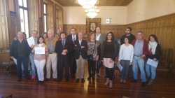 Ayuntamiento y Junta entregan los diplomas del Programa Mixto 'Palencia en Verde'