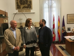 La Diputación estudia la colaboración con el Ayuntamiento de Frómista en la finalización del cambio de luminarias en todo el entorno urbano