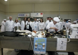 La presidenta de la Diputación, Ángeles Armisén inauguró el II Concurso Nacional de Jóvenes Cocineros ‘Alimentos de Palencia’