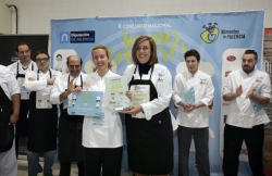 La burgalesa Vanesa López Ruiz se alza como ganadora del II Concurso Nacional de Jóvenes Cocineros Alimentos de Palencia