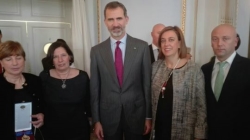 Entrega de la Medalla de Oro a las Bellas Artes a título póstumo al descubridor de la villa romana La Olmeda, Javier Cortes