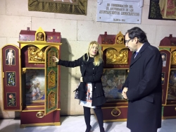 Preciosa la exposición 'Cuéntame qué pasó en Belén' en el vestíbulo del Ayuntamiento