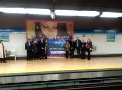 Chamartín acoge la puesta de largo de la campaña de promoción del comercio palentino en Madrid denominada 'Tan cerca que te sorprenderá'