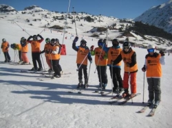 200 alumnos de la provincia participan en la Semana Blanca Escolar que organiza la Diputación