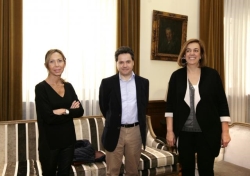 Recepción en la Diputación a José Antonio Lorenzo
