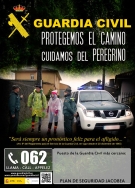 La Guardia Civil intensifica los servicios con motivo del Plan de Seguridad Jacobea 2017.