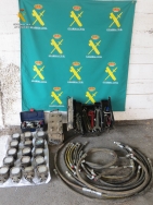 La Guardia Civil detiene a dos hombres por el robo de efectos de maquinaria dedicada a tareas agrícolas, cometido en la zona Norte de la provincia