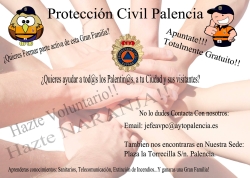 La Agrupación de Voluntarios de Protección Civil del Ayuntamiento de Palencia busca nuevos integrantes