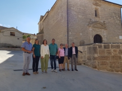 La Diputación invierte 27.000 euros en la pavimentación de las calles Iglesia y Campillo de Hornillos de Carrato haciéndolas accesibles a las personas