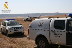 La Unidad Aérea de la Guardia Civil con sede en León, localiza el cuerpo del hombre desaparecido en Palencia.