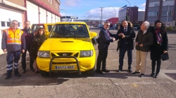 La flota de vehículos de la Agrupación de Voluntarios de Protección Civil de Palencia ha aumentado con la incorporación de un Nissan Terrano