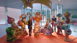El Centro Cultural Lecrác acoge un original belén de ninots gracias a la colaboración de Ayuntamiento y Fundación Educa