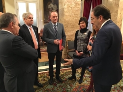 El Alcalde de Palencia defendió en el Senado a la administración local en la consecución de los Objetivos de Desarrollo sostenible