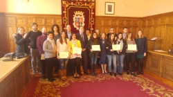 El Alcalde agradeció la implicación en la mejora de la imagen de la ciudad de todos los comercios participantes en el Concurso Escaparates Navideños