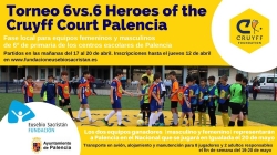 Abierto el plazo de inscripción para el torneo 6 vs 6 Cruyff Court que determinará al representante de Palencia en el nacional de Igualada