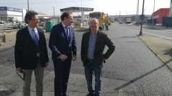 El Alcalde de Palencia visita obras del plan extraordinario de asfaltados