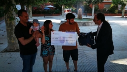 Primera Ayuda a la Natalidad que se ha concedido por parte del Ayuntamiento de Palencia.